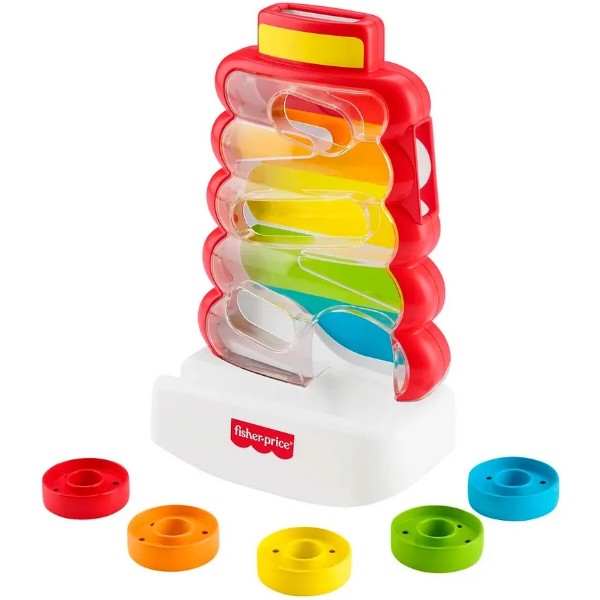 Фото - Пирамидка Fisher-Price Радужный лабиринт (JLB81)